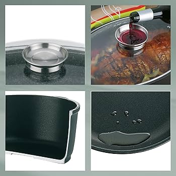 あられ鍋 ブラック*8 平手土鍋8号ブラック- 天水商事公式サイト